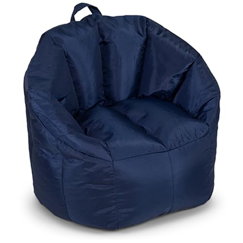 Big Joe Milano Beanbag Chair Navy Smartmax