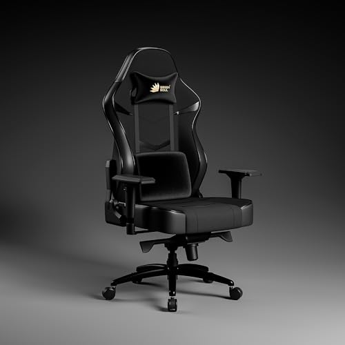 Monster Ultimate Series T | Multi-Functional Ergonomic Gaming & Office Chair| Premium Spandex & PU Leather Fabric | Adjustable Neck, Lumbar Pillow | 4
