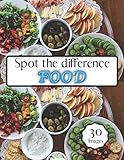 Spot The Difference Food Picture Games Puzzles For Adults Tested Your Observation Skills Puzzles Observation Books