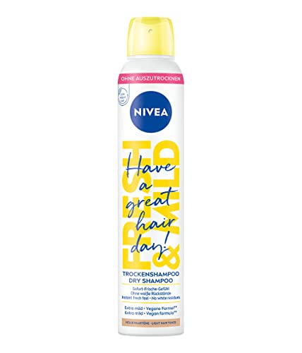 🔥 SELTEN SO GÜNSTIG (-53%) NIVEA Fresh & Mild Trockenshampoo, helle Haarfarben, 200 ml