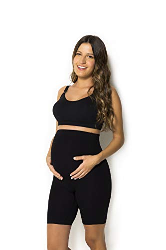 Short Gestante Trifil Bermuda Alta Sustentação Modeladora Conforto Sem Costura Cós Alto