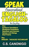 Speak Conversational English Tagalog the Easy Way