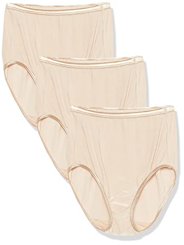 Vanity Fair Women's Illumination Brief Panties (Regular & Plus Size), (Pack of 3) - Rose Beige, 7