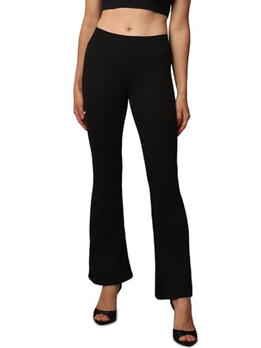 (-36%) ONLY Damen Onlfever Stretch Flaired Pants JRS Noos, Schwarz, S / 30L