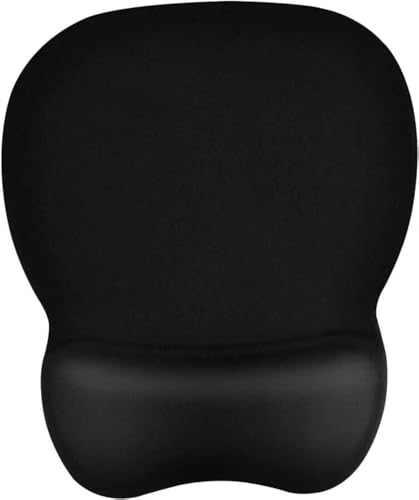 EooCoo Ergonomic Mouse Pad with Wrist Support, Mousepad with Memory Foam Wrist Rest and Non-Slip Base for Computer, Cafe