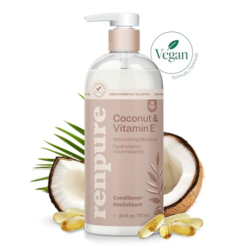 Renpure, Conditioner Coconut Vitamin E, 24 Ounce