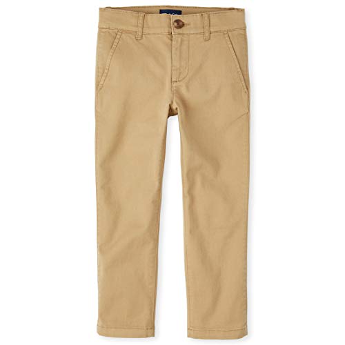The Children's Place Boys Stretch Skinny Chino Pants,Flax Single,12S