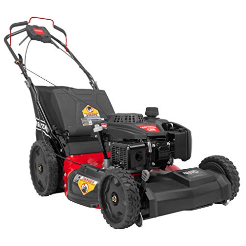 CRAFTSMAN Gas Powered Lawn Mower, 21-inch, 3-in-1 Mulching Push Mower, 196cc OHV Engine