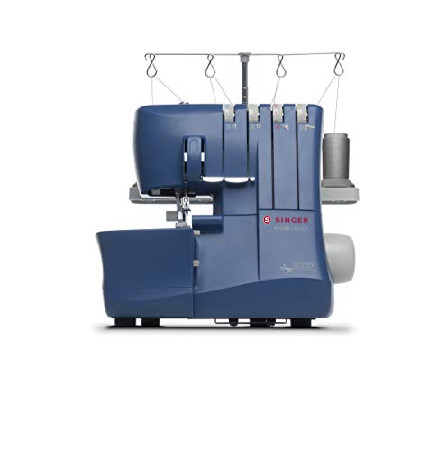 SINGER S0230 Heavy Duty Metal Frame Serger Overlock with Accessory Kit | 2-3-4 Thread Capability, Adjustable Tensions & Stitch Length, Bu...