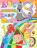 Abc Number And Shape Tracing Practice Workbook For Kid Childrens Activity Coloring Books For Toddlers Kids Pre K And Kindergarten 85x11 110 Pages