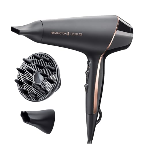 (-56%) Remington Haartrockner Profi Ionen [2400W, 150km/h, 3 Stylingaufsätze] Proluxe (OPTIheat-Technologie für lang anhaltende Styling-Ergebnisse, Ionenpflege - Anti Frizz, langlebiger AC-Motor) AC9140B