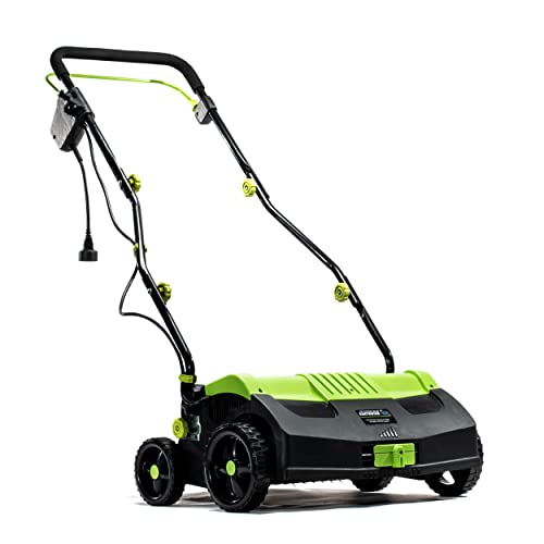 Earthwise 13-Amp Dethatcher and Scarifier A scarifier and dethatcher that's adjustable and sports a