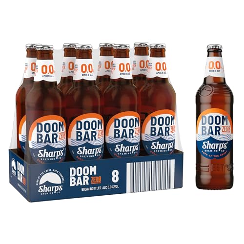 Sharps Brewery Sharp's Doom Bar Amber Ale Zero Alcohol Beer 8 x 500 ml (bottles)