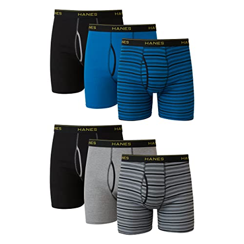 Mens Underwear Boxer Briefs Pack Cool And Breathable Cotton Moisture