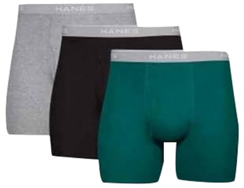 Hanes Mens Underwear Boxer Briefs Pack Cool And Breathable Cotton