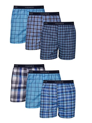 Hanes Mens Underwear Boxers Pack Cool And Breathable Cotton Underwear