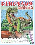 Dinosaur Coloring Book For Adults And Kids Of All Ages Mosaic Color By Number Fun Adult Color By Number Coloring