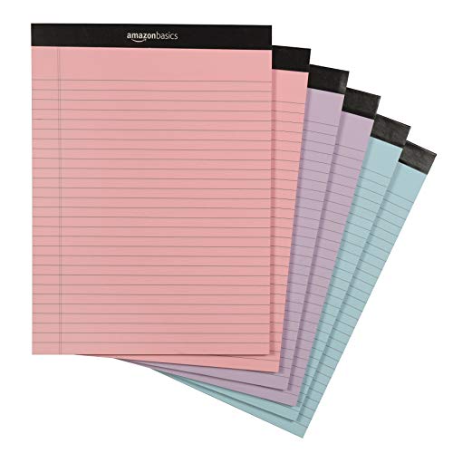 Amazon Basics Wide Ruled 8.5 x 11.75-Inch 50 Sheet Perforated