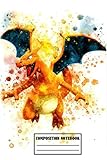 Composition Notebook Cute Charizard Pokemon Composition Notebook 100 Pages Size 6x9 Inches Soft Glossy Wide Ruled Journal With Lined Paper For Gift For Boys And Girls Pokemon Lovers