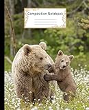 Composition Notebook Wide Ruled Lined Paper Notebook Journal Cute Bear Workbook For Girls Kids Teens Students For Back To School And Home College Writing Notes