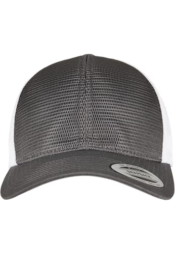 (-20%) Flexfit Unisex 6360T-360° Omnimesh 2-Tone Cap Baseballkappe, Charcoal/White, one Size