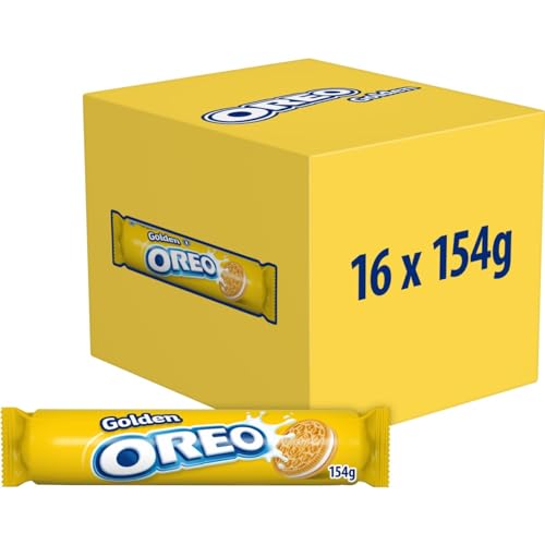 (-15%) OREO Golden, Knusprige Weizenkekse mit Vanillecreme, 16 x 154 g