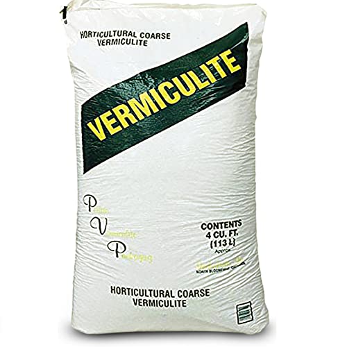 PVP Industries Horticultural Coarse Vermiculite, Natural and Odorless Mix - Professional Use for Gardening, Packaging, and Industrial, 4 Cubic Feet