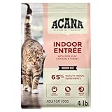 ACANA Dry Cat Food for Indoor Cats Indoor Entrée Chicken Turkey Whole Herring and Rabbit 4lb Bag