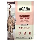 ACANA Dry Cat Food for Indoor Cats Indoor Entrée Chicken Turkey Whole Herring and Rabbit 10lb Bag