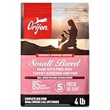 ORIJEN Grain Free High Protein Dry Dog Food Small Breed Recipe 4lb Bag