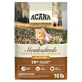 ACANA Grain-free Dry Cat Food Meadowlands Chicken Turkey Fish and Cage-Free Eggs 10lb Bag