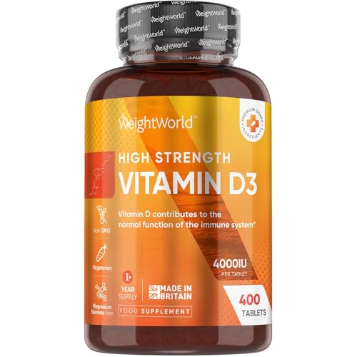 Vitamina D3 4000 UI - 400 Comprimidos (+1 Ano)