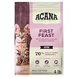 ACANA Dry Cat Food For Kittens First Feast Chicken and Fish 4lb Bag
