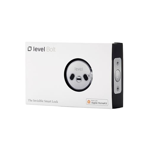 Level Bolt Smart Deadbolt - Make Your Lock Smart & Keep Your Existing Hardware and Keys - Keyless Entry via Level App (iOS & Android) - Works with Apple Home