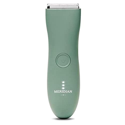 MERIDIAN The Trimmer Original - Body Hair Trimmer for Men, Electric Shaver for Pubic Hair, Chest, Legs &amp; Bikini, Wat