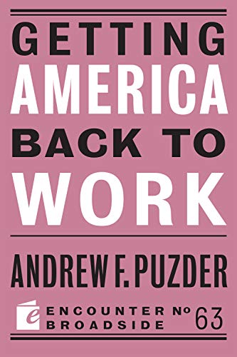 Getting America Back to Work book cover