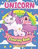 Unicorn Coloring Book For Kids Ages 48 Unicorn Is Real Learn And Fun With Big Images And Cute Unicorn