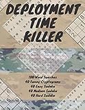 Deployment Time Killer Activity Book For Military Members Serving Overseas