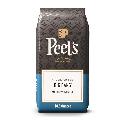 Peet's Coffee, Medium Roast Ground Coffee, 100% Arabica Coffee - Big Bang 10.5 Ounce Bag