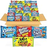 OREO Mini Cookies, CHIPS AHOY! Mini Cookies, SOUR PATCH KIDS Candy & Nutter Butter Bites & Candy Variety Pack, 32 Snack Packs for just $10.80 shipped