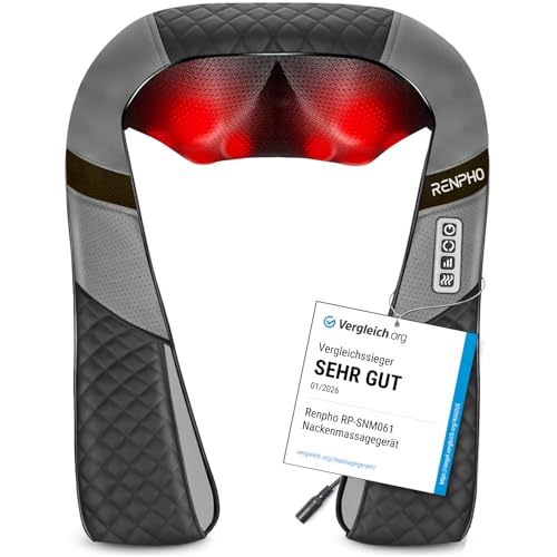 (-33%) RENPHO Massagegerät, Nackenmassagegerät mit Wärme, Geschenke für Frauen