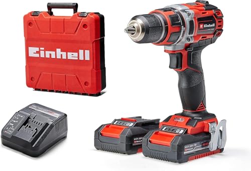 (-39%) Einhell Professional Akku-Bohrschrauber TP-CD 18/50 Li BL Kit Power X-Change (18 V, Brushless, 50 Nm, 2 Gang, 13 mm Bohrfutter, inkl. 2x 2,0 Ah Akkus + Ladegerät)