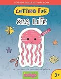 Cutting Fun Sea Life Scissor Skills Activity Book Cutting Practice Preschool Workbook For Kids Ages 35 Color Cut And Paste Toddler Activity Books