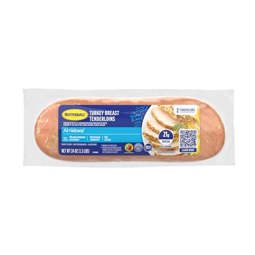 Butterball, Fresh All Natural 99% Fat Free Extra Lean Turkey Breast Tenderloins, 1.5 lb
