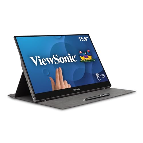 Monitor Viewsonic 15,6" portatil touch TD1655 IPS, Full HD