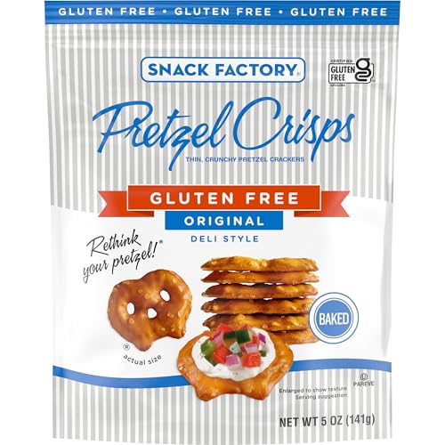 Snack Factory Pretzel Crisps Gluten Free, Original Flavor, 5 Oz