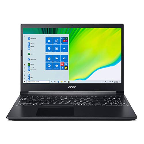 Acer Aspire 7 Laptop, 15.6" Full HD IPS Display, 9th Gen Intel Core i5-9300H, NVIDIA GeForce GTX 1650, 8GB DDR4, 512GB NVMe SSD, Backlit Keyboard, Win
