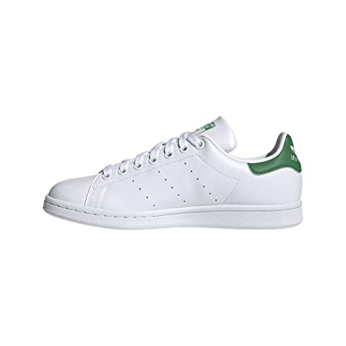 adidas Originals Women's Stan Smith (End Plastic Waste) Sneaker, White/Green/White, 7