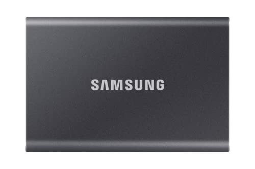 SamsungT7 Portable SSD - 2 TB - USB 3.2 Gen.2 External SSD Titanium Grey (MU-PC2T0T/WW)SamsungT5 Portable SSD 2TB - U