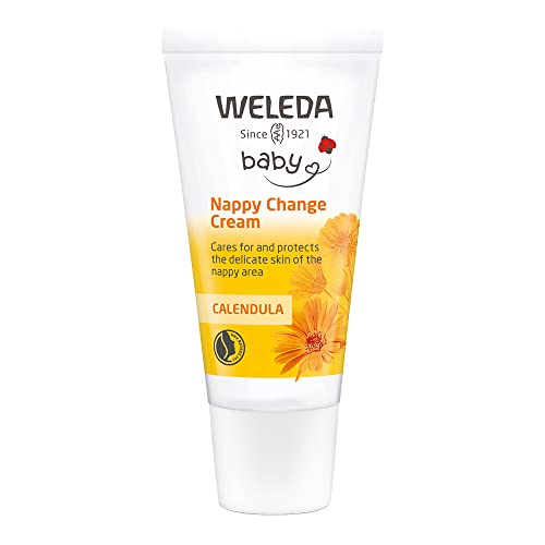 (-33%) WELEDA Bio Baby Calendula Wundschutzcreme 30ml - Naturkosmetik Babypflege Windelcreme schützt empfindlicher Babyhaut im Windelbereich. Natürliche Hautpflege hilft bei gereizter Haut & Windelausschlag